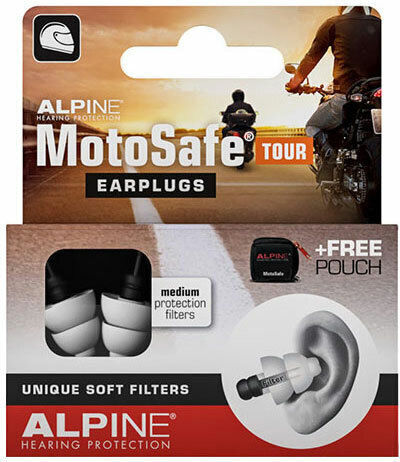 Alpine Motosafe Tour Earplugs Black 2pcs