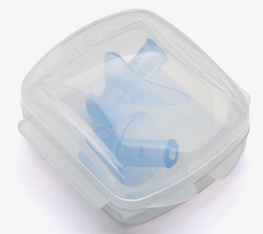Speedo Ergo Earplug C/O 70338 Silicone Earplugs for Swimming Light Blue 2pcs 703380309