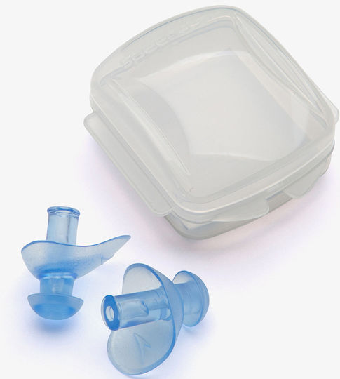 Speedo Ergo Earplug C/O 70338 Silicone Earplugs for Swimming Light Blue 2pcs 703380309