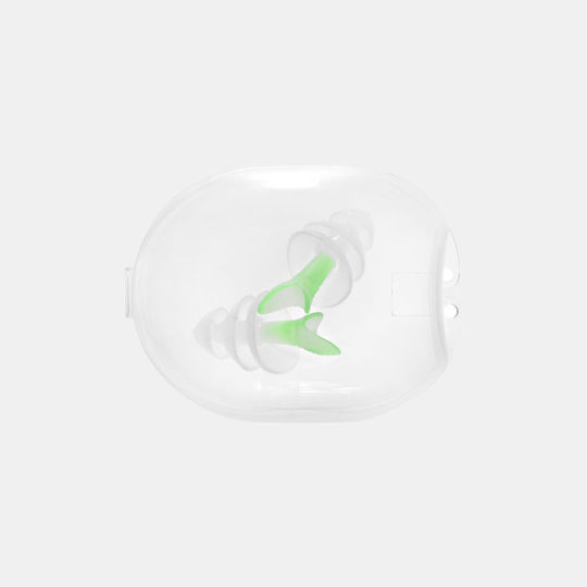 Arena Pro Silicone Earplugs for Swimming in Green Colour 000029-126 2 Pieces