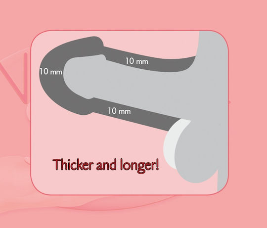 Nature Skin Extensie De Penis Flesh 19cm