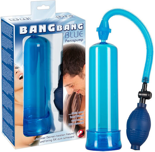 You2Toys Bang Bang Penis Pump Blue 20cm