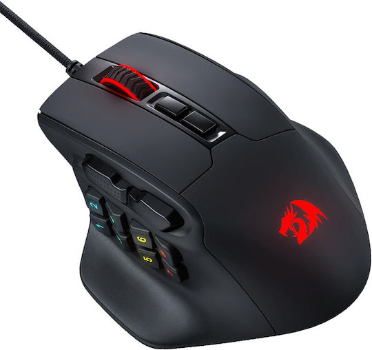 Redragon Aatrox M811 RGB Gaming Ποντίκι 12400 DPI Μαύρο