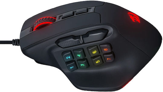 Redragon Aatrox M811 RGB Gaming Ποντίκι 12400 DPI Μαύρο