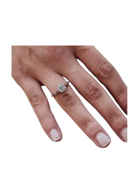 Mentzos Single Stone with Diamond