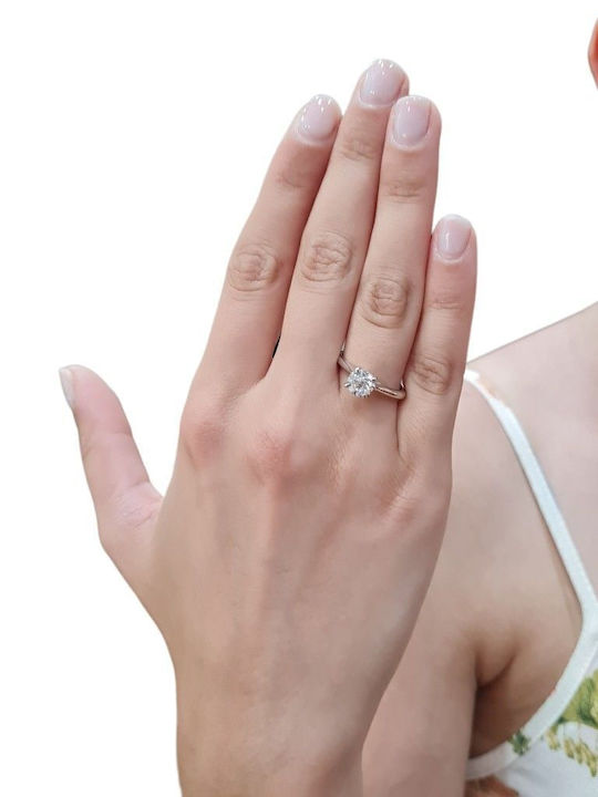 Mentzos Single Stone with Diamond