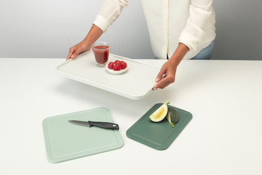 Brabantia Rectangular Wooden Chopping Board Multicolour 3pcs