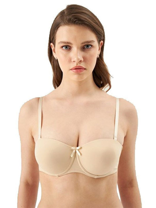 Eros Bra with Light Padding Underwire Beige