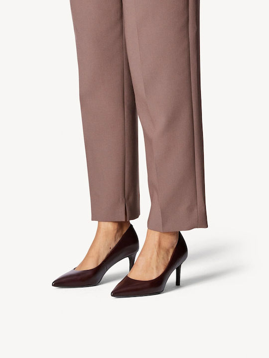 Tamaris Pointed Toe Brown Heels