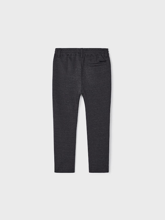 Mayoral Kids' Fabric Pants Black