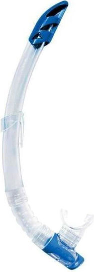 CressiSub Gamma Snorkel Blue with Silicone Mouthpiece