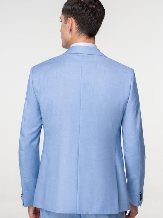 Fragosto Men's Suit Light Blue