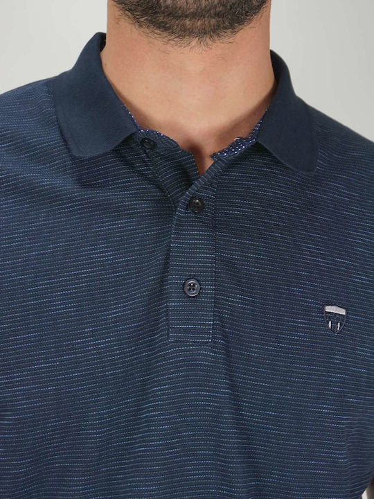 .Tommy Polo Short Sleeve Blouse Navy Blue