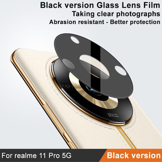 Imak 5G Kameraschutz Gehärtetes Glas Black für das Realme 11 Pro / 11 Pro+