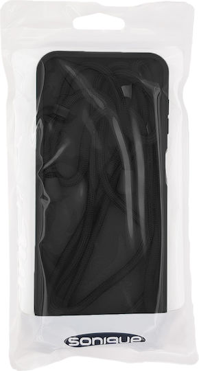 Sonique CarryHang Back Cover Silicone 0.5mm with Strap Black (Xiaomi 12 Pro)