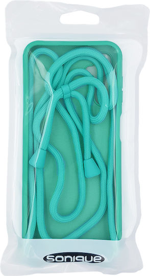 Sonique CarryHang Back Cover Silicone 0.5mm with Strap Light Blue (Redmi Note 12 4G)