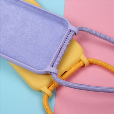 Sonique CarryHang Back Cover Silicone 0.5mm with Strap Lilac (Redmi Note 12 4G)