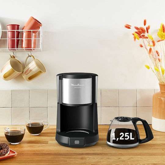 Moulinex Filter Coffee Machine 1000W Black