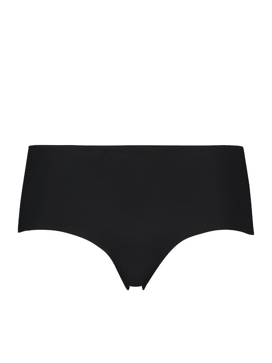 Invisible Femeie Boxer fără cusături Negru