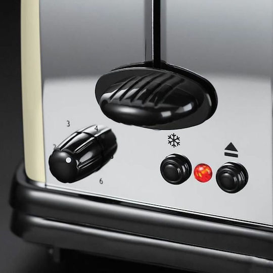 Russell Hobbs Colours Plus Prăjitor de pâine 2 sloturi 1000W Bej