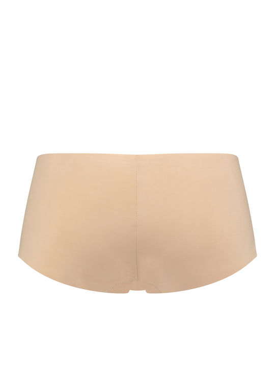 Invisible Femeie Boxer fără cusături Maro