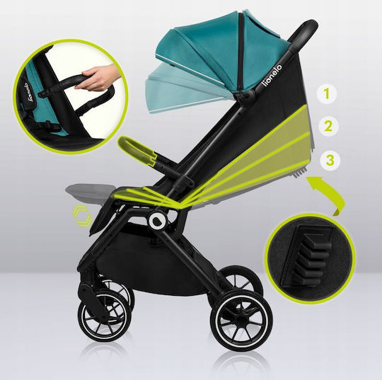 Lionelo Emerald Baby Stroller Suitable from 6+ Months Green 10kg
