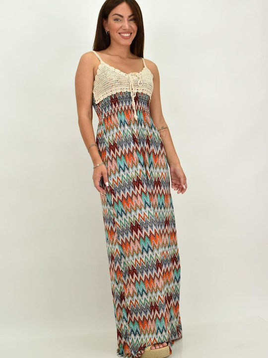 Potre Summer Maxi Dress Turquoise