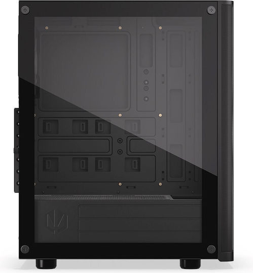 Endorfy Ventum 200 ARGB Gaming Midi Tower Computer Case with Side Window Black