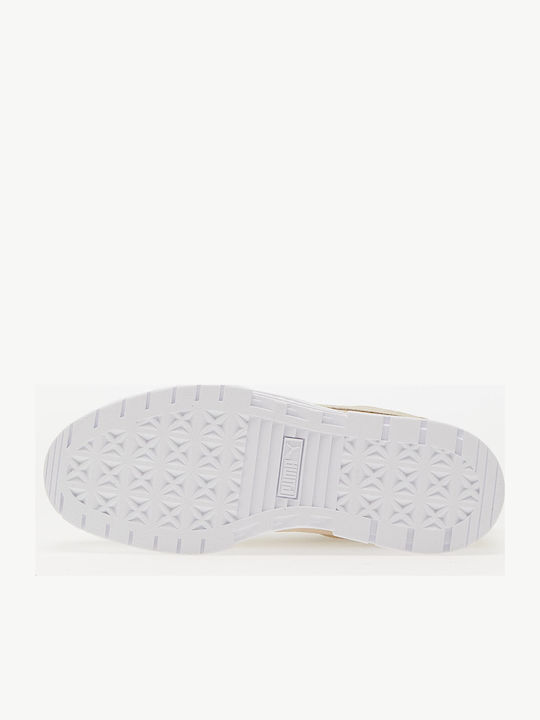 Mayze Lth Women's Flatforms Sneakers Beige