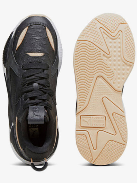 RS-X Ostrich Chunky Sneakers Black