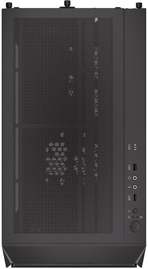 Arx 500 ARGB Gaming Midi Tower Computer Case Black