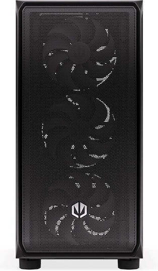 Arx 500 ARGB Gaming Midi Tower Computer Case Black