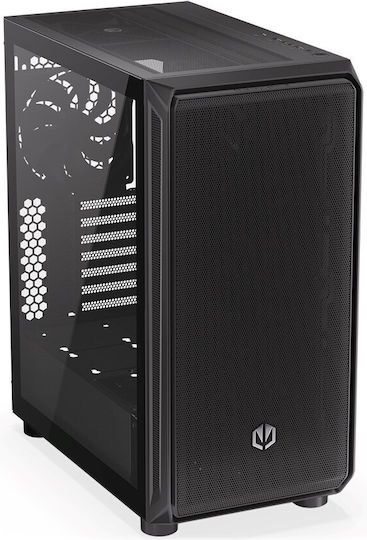Endorfy Arx 500 Air Gaming Midi Tower Computer Case with Side Window Black
