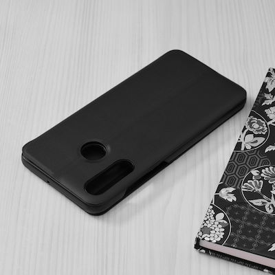 Techsuit eFold Series Synthetic Leather Book Black (Huawei P30 Lite)