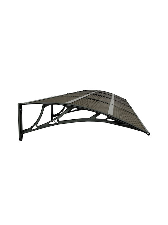 vidaXL Πολυκαρβονικό Στέγαστρο Π350xΒ80cm