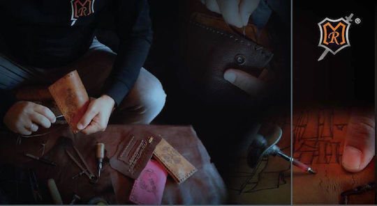 MR MR Tabaktasche aus Künstliches Leder Rote mit Verschlussart mit Taste