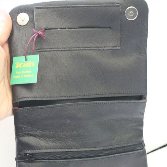 Panora Tobacco Pouch HANDMADE With Magnetic Clasp Black