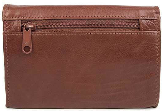 Fetiche Leather Leather Tobacco Pouch With Snap Closure Brown