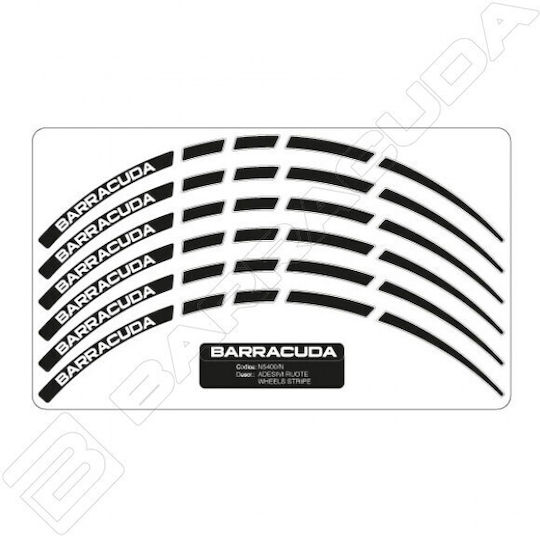 Barracuda Felgenklebeband Schwarz