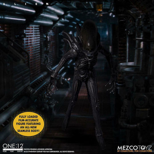 Mezco Toys Alien: Alien Φιγούρα Δράσης ύψους 18εκ. σε Κλίμακα 1:12