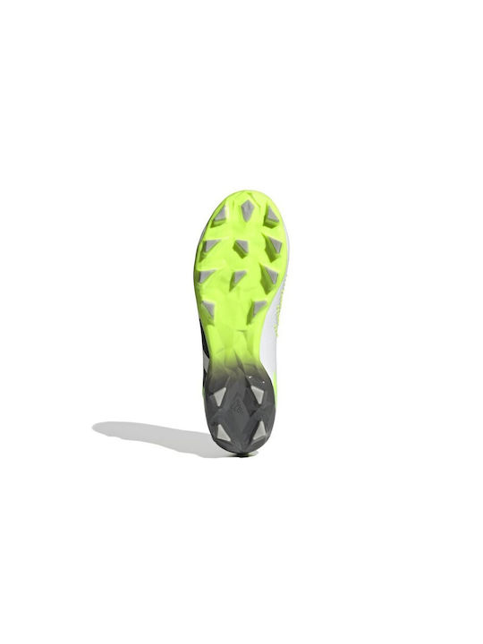 Adidas Predator Accuracy.2 MG Χαμηλά Ποδοσφαιρικά Παπούτσια με Τάπες Cloud White / Core Black / Lucid Lemon