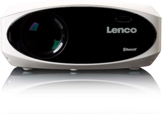 Lenco LPJ-900WH Mini Projector LCD Full HD LED Lamp with Built-in Speakers White