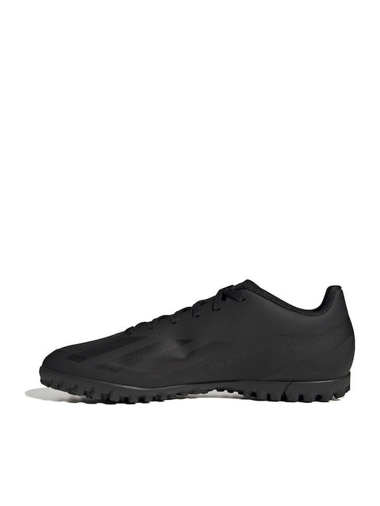 adidas X Crazyfast.4 Football Shoes with Molded Cleats Core Black