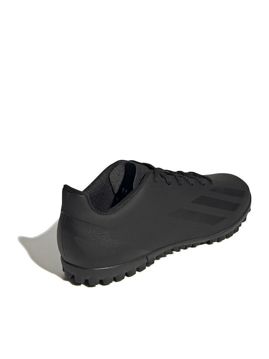adidas X Crazyfast.4 Football Shoes with Molded Cleats Core Black