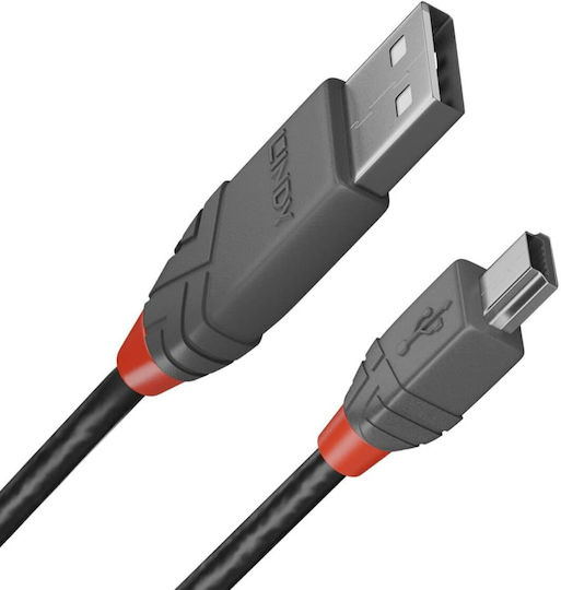Lindy USB 2.0 Cable USB-A male - mini USB-B male 0.5m (36721)