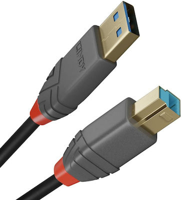 Lindy 0.5m USB 3.0 Cable B-Male to A-Male (36740)