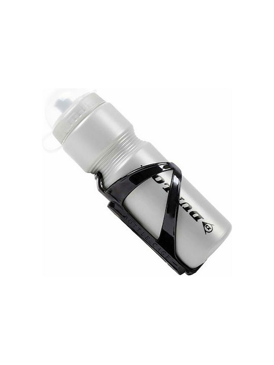 Dunlop Cycling Plastic Water Bottle 750ml White