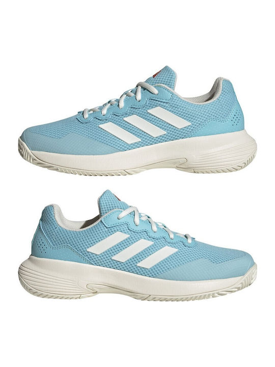 adidas GameCourt 2 Γυναικεία Παπούτσια Τένις για Όλα τα Γήπεδα Μπλε