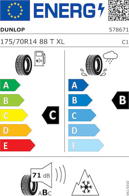 Dunlop Sport All Season 175/70R14 88E-Commerce-Website XL 4 Jahreszeiten Reifen für Passagier Auto