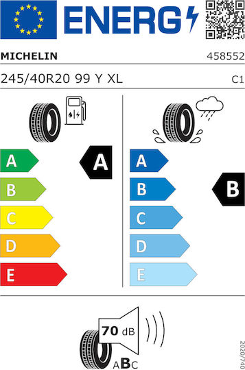 Michelin E Primacy 245/40R20 99E-Commerce-Website * MO XL Sommerreifen Reifen für Passagier Auto